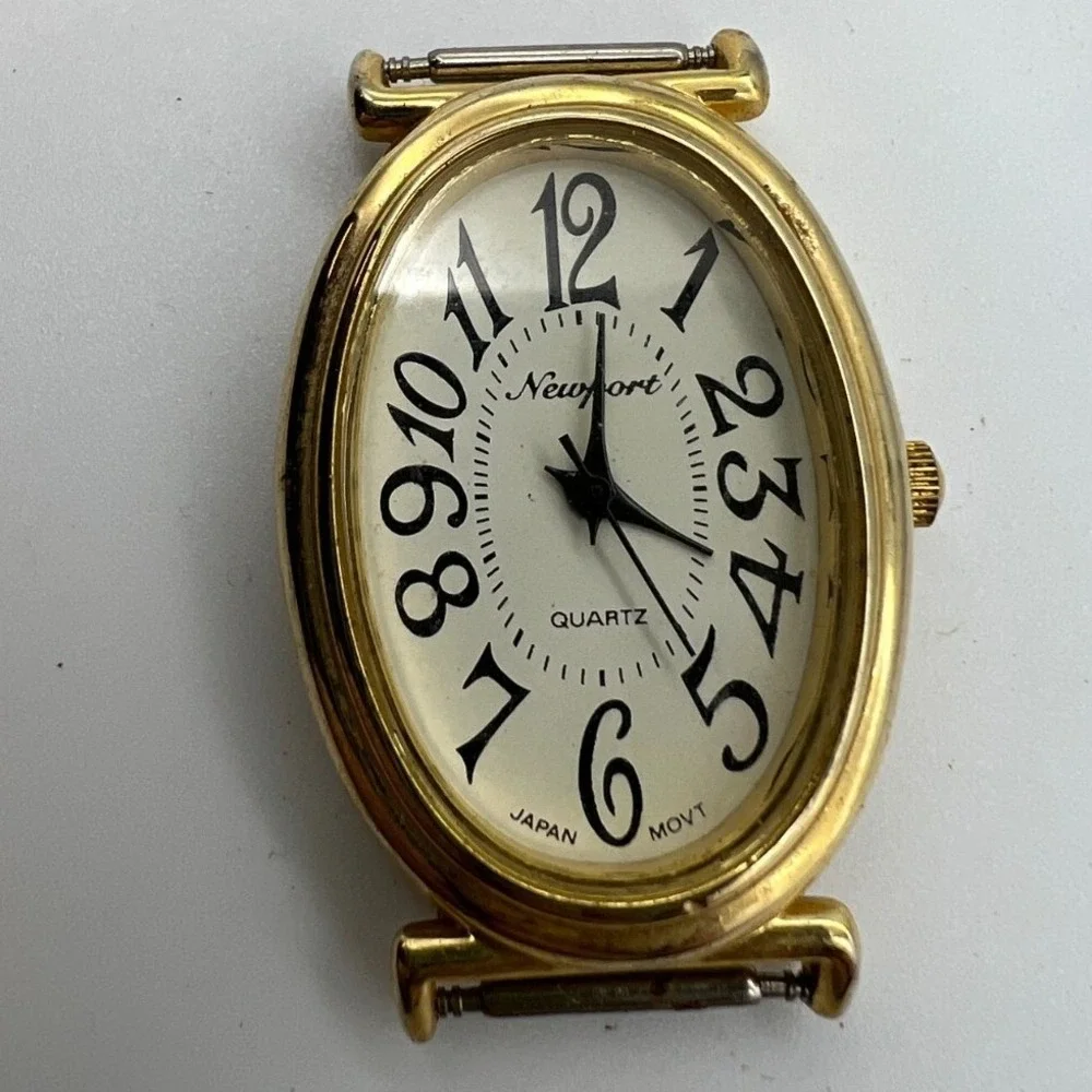 Newport Gold Tone Women's‎ Oval Watch No Band